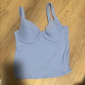 Old Navy Blue Tankini Swim Top NWOT